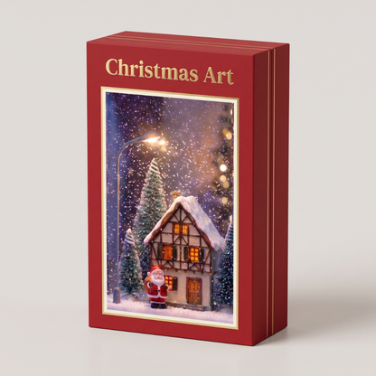 Hollysart™ Snowfall Glow Lamp